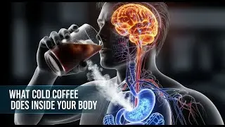 What Cold Coffee Does Inside Your Body ☕🧠 | 3D Anatomy Explained