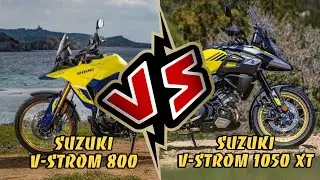 Suzuki V-Strom 800 vs Suzuki V-Strom 1050 XT💀🔥(Use Headphones)