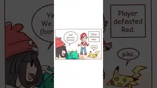 When you defeat Pok&eacute;mon Trainer Red