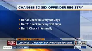 Changes coming to how sex offenders will have to register across Nevada