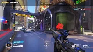 Видеообзор игры за Ану в Overwatch от 19 декабря 2017 года, 00:11:01.