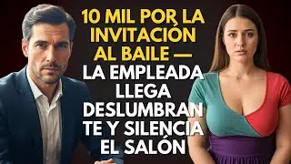 10 mil por la invitación al baile — la empleada llega deslumbrante y silencia el salón