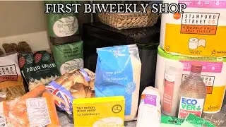 Моя первая покупка продуктов раз в две недели | Пытаюсь тратить меньше
