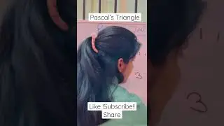 Pascal&rsquo;s Triangle .For full video subscribe mu channel