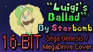 Luigi's Ballad - Starbomb (16-BIT Sega Genesis / Mega Drive Cover)