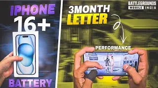 Test de jeu BGMI sur iPhone 16 Plus&nbsp;: 3 mois plus tard&nbsp;! 😱 (Batterie et performances) #bgmi #pubg...