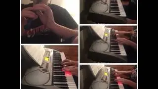 Wet Hands by Daniel Rosenfield (from Minecraft) for Recorder and 4 synths