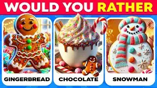 Что бы вы предпочли...? 🎅🏻 Выпуск «Рождественская еда» 🎄 | Quiz Prime