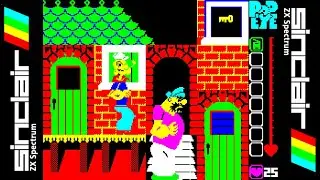 POPEYE (1985) Walkthrough, ZX Spectrum