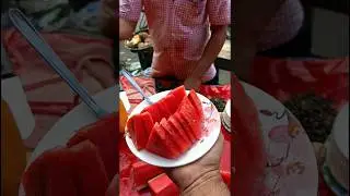 Watermelon Ninja! Insane Street Food Cutting Skills! #shorts