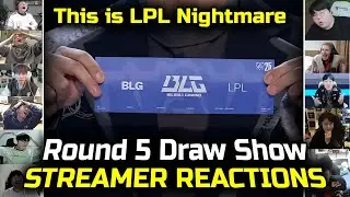 STREAMER REACTIONS : WORLDS 2025 Round 5 Draw Show 