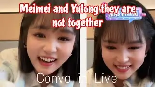 MULTI SUB. MEIMEI & YULONG CONVERSATION DURING THEIR LIVE #throwback #yulong #chinesedrama 