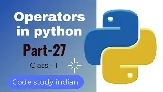 operators | what is operator in python| @codestudyindian13114