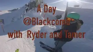 A Bluebird day @Blackcomb Mtn, Double and Triple Blacks with Ryder and Rad Mom Tamer