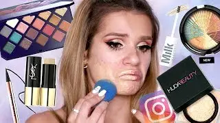 TESTING VIRAL NEW MAKEUP! Worth the HYPE?!