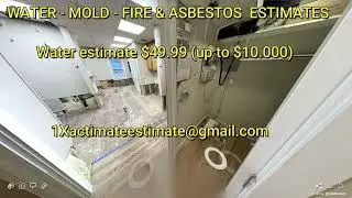 Water damage & rebuilt estimate