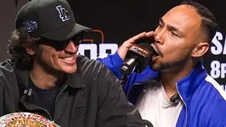 Sebastian Fundora vs Keith Thurman • FULL KICK-OFF PRESS CONFERENCE & FACE OFF