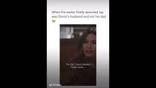 When the waiter assumed jay was Gloria&rsquo;s husband | modern family