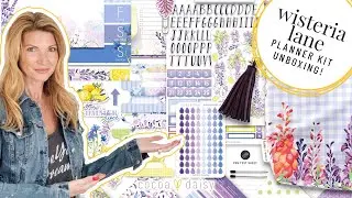 Unboxing Wisteria Lane Main Planner Kit by Cocoa Daisy | July 2021