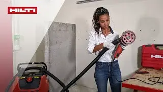 HILTI LIVE Démonstration live de la dernière génération de ponceuse béton