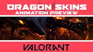 VALORANT Dragon Skins Animation Preview | Elderflame Skin Collection Showcase