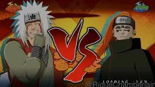 Naruto Shippuden Ultimate Ninja Storm 2(Storm Trilogy) Jiraiya Vs Pain Boss Battle S-Rank 