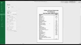 How to print an Excel Spreadsheet in one page