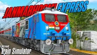 12805  JANMABHOOMI EXP | MSTS LIVE | PART 02 |MSTS LIVE | VERTICAL STREAM #shorts