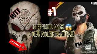 FREE SKULL MASK.. GIVEAWAY FREE FIRE 😱