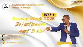 THE RACE YOU WERE MEANT TO FAIL BY PASTOR LANCETH ODILLA AT BETHEL SDA KADONGO // DIR RAJ