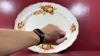 Поднос Johnson Brothers China Old Chelsea Autumn Flowers 13,75 дюйма