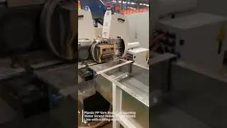 Plastic PP Yarn Rope Compacting Water Strand Pelletizing Machine Line With Cutting Machine
