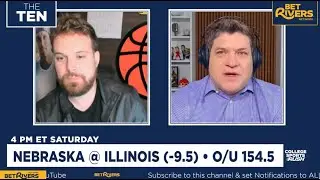Big 10 Basketball & CFB Predictions - Michigan vs Maryland, Nebraska vs Illinois
