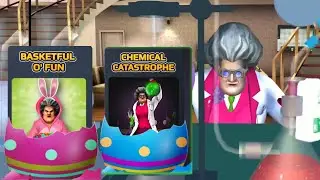 Scary Teacher 3D - Basketful O Fun & Chemical Catastrophe