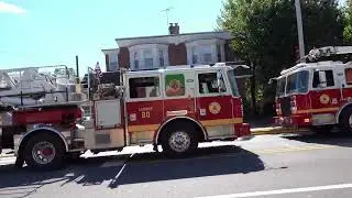 Philly Box 4245 Dwelling Fire  On Scene Footage + Responses