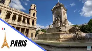 Walk in Paris, France, June 2021 - Quartier de l&rsquo;Od&eacute;on - A sunny day in Paris 🇫🇷