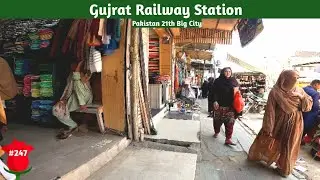 Walking In Gujrat Railway Station #EastWalks