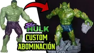CUSTOM ABOMINACION SHE HULK 2022 TIMELAPSE PLASTILINA