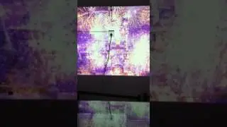 Fireworks ball hitting game