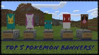 Minecraft: Top 5 Pokemon Banner Designs