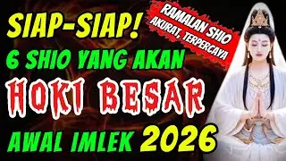 6 SHIO HOKI DULUAN AWAL TAHUN KUDA API 2026, RAMALAN SHIO 2026