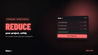 Safely Reduce an After Effects Project (Reducer Demo)