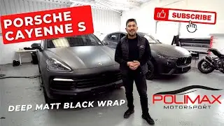 How To Wrap a Porsche in Deep Matt Black 3M