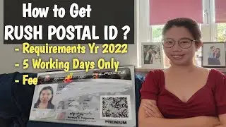 RUSH POSTAL ID, HOW EASY TO GET THIS?| Requirements as of August 2022?| HanKay