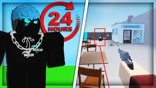 I Pretended To Be *TANQR* for 24 HOURS.. (Roblox Arsenal)