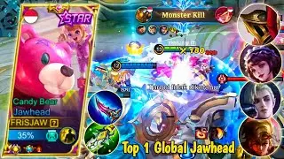 JAWHEAD OFFLANE EMBLEM SUPPORT MEMBANTAI HER0 HER0 OP | JAWHEAD TOP GLOBAL 2022 - MOBILE LEGENDS
