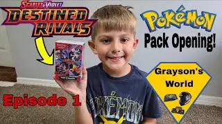 🔥Pokemon Pack Opening 🔴🟣Destined Rivals 🌟DOUBLE RARE EX🌟 