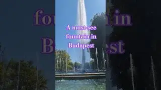 Top #attraction in Budapest! #musical #singing #fountain of #budapest on #margit #island #travel
