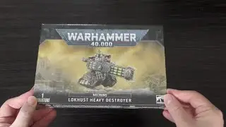 Necrons - Lokhust Heavy Destroyer - Unboxing (WH40K)