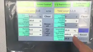 How to Set Automatic Tension Controller For Our Slitting Machine ?